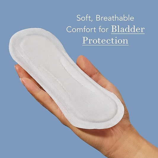 Rael Incontinence Liners for Women, Organic 4-Layer Core 48 Count)