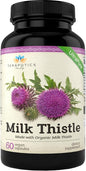 Organic Milk Thistle 2000mg 4X 4X Concentrated 60 Veggie