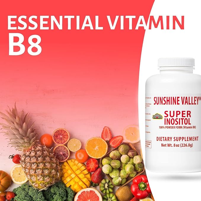 Super Inositol, Vitamin B8 Powdered Dietary 8oz