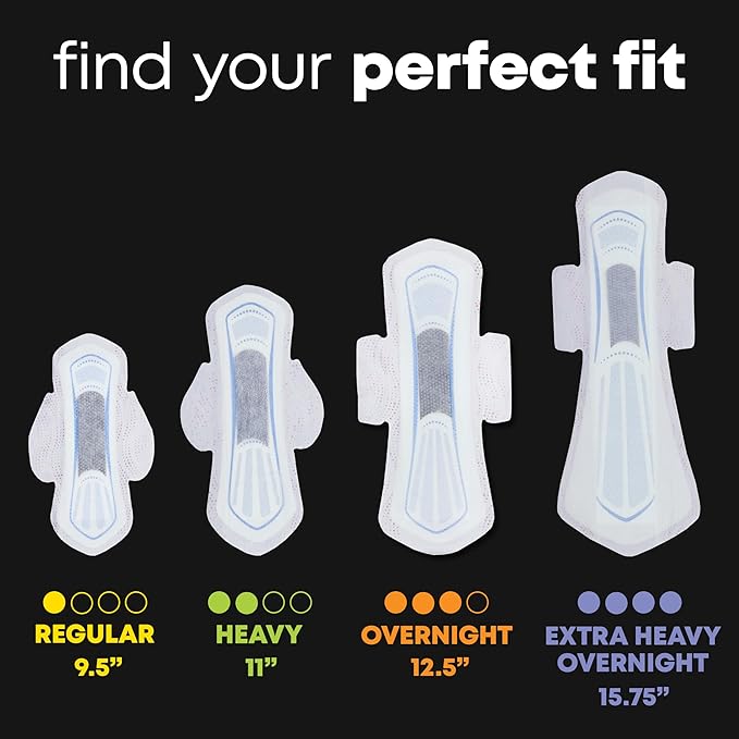 U by Kotex Balance Overnight Ultra 22 Count