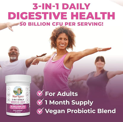 MaryRuth Organics 3-in-1 Daily Health 40+ 50 Billion 30 ct
