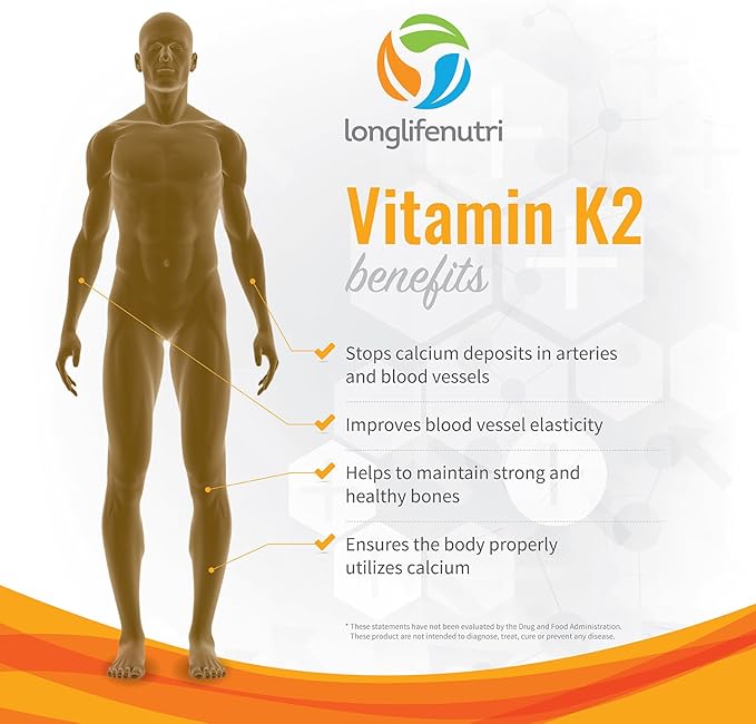 Vitamin K2 MK-7 100mcg ??120 4-Month Supply,