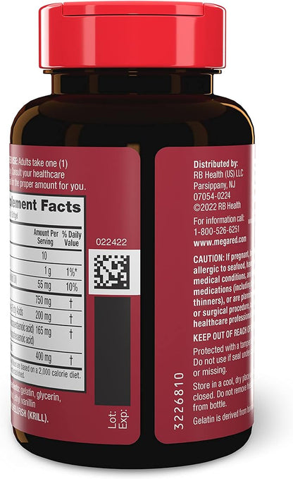 MegaRed Krill Oil 750mg Omega 3 1 Dr 80 Softgels (1)