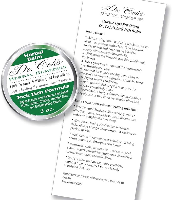 Dr. Cole's Organic Jock Itch Formula