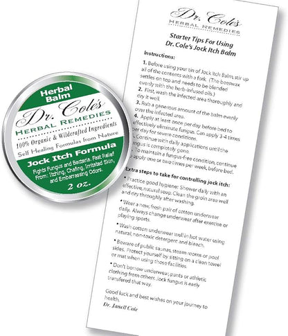 Dr. Cole's Organic Jock Itch Formula