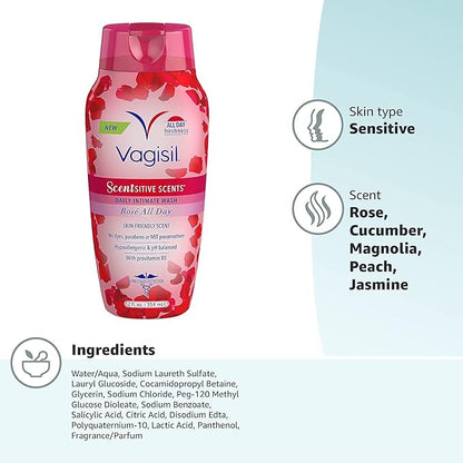 Vagisil Feminine Wash for Intimate Area 12 oz 3)