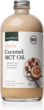 Natural Force Creamy Caramel MCT Oil – Non Dairy, Keto Certified, Emulsified MCTs for Low-Carb, Ketogenic Coffee, Smoothies, & Shakes - Mixes Instantly + No Blending Required – 16 Oz Glass Bottle