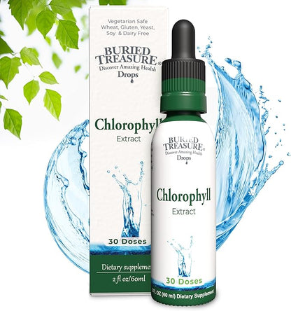 Buried Treasure Liquid Chlorophyll Drops 30 Servings.