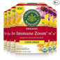Traditional Medicinals Organic Immune Zoom Lemon Ginger, Supports Immune Function, (Pack of 6) - 96 Tea Bags Total