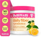 Daily Fiber Supplement Powder with Collagen, Probiotics & Electrolytes | Supports Digestive Health, Gut Balance & Debloating | Orange Yuzu Mandarin | 16 Servings
