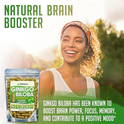 XPRS Nutra Ginkgo Biloba Capsules 180 Count