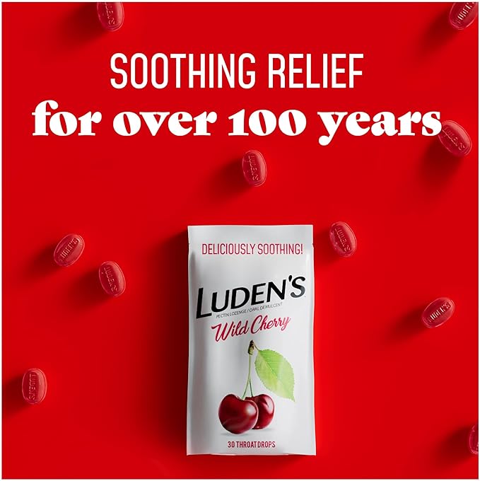 Ludens Sore Throat Drops, for Minor 30 Count 3)