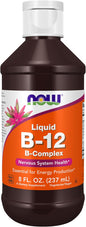 NOW Supplements, Vitamin B-12 Complex Liquid, 8-Ounce