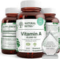 Natural Nutra Vitamin A 10,000 IU, 3, 250 250 Gluten (2 Pack)