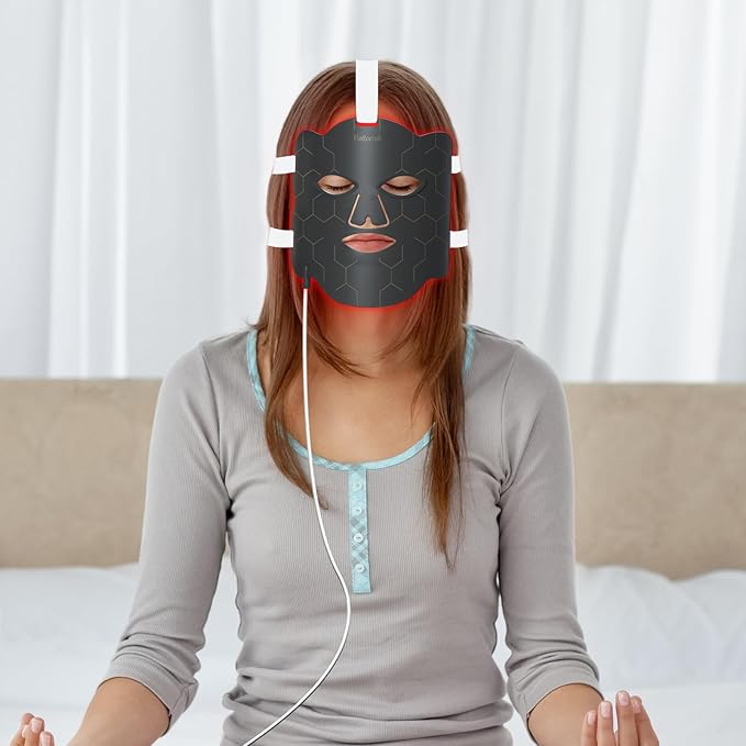 Red Light Mask with Power Bank,