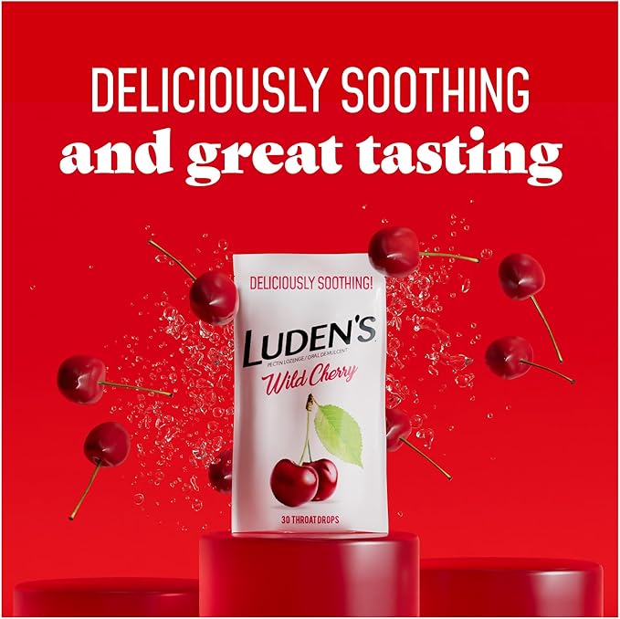 Ludens Sore Throat Drops, for Minor 30 Count 3)