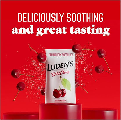 Ludens Sore Throat Drops, for Minor 30 Count 3)