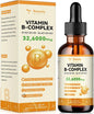 Totatria Vitamin B Complex Liquid Drops 32,6000mcg per B1, B2, B2, B3(Niacin), B3(Niacin), B5, B5, B6, B6, B7(Botin), B7(Botin), B9, B9, B12 B12 for 2 FL.OZ