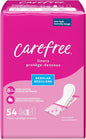 Carefree Panty Liners for Women, Regular, 54ct | 8-Hour Odor 54ct (Packaging