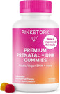 Pink Stork Premium Prenatal Gummy Vitamins 60 Vegan