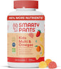 SmartyPants Kids Multivitamin Gummies: Omega 3 D3, C, B12, B6, B6, Vitamin 120 Count (30 Day