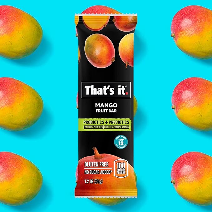 That’s it. (12 Pack Mango) Probiotic 100% All 2 Ingredients 30 Compliant,