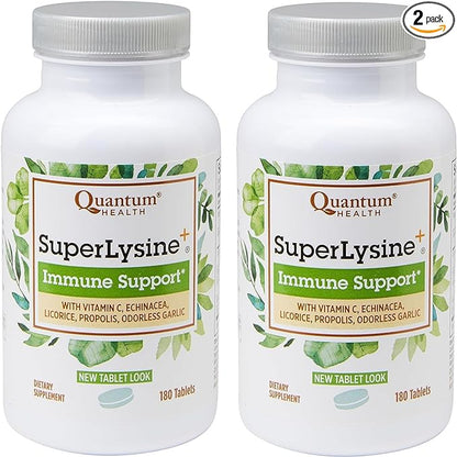 Quantum Health SuperLysine+ Advanced Formula Immune 1500 mg, 180 Tablets 2)