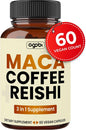 agobi 1800mg Maca Coffee Supplement 60 Vegan