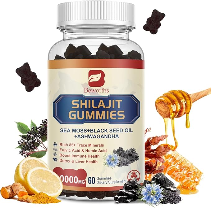 Shilajit Resin Gummies, Shilajit Irish Sea 85+ Trace