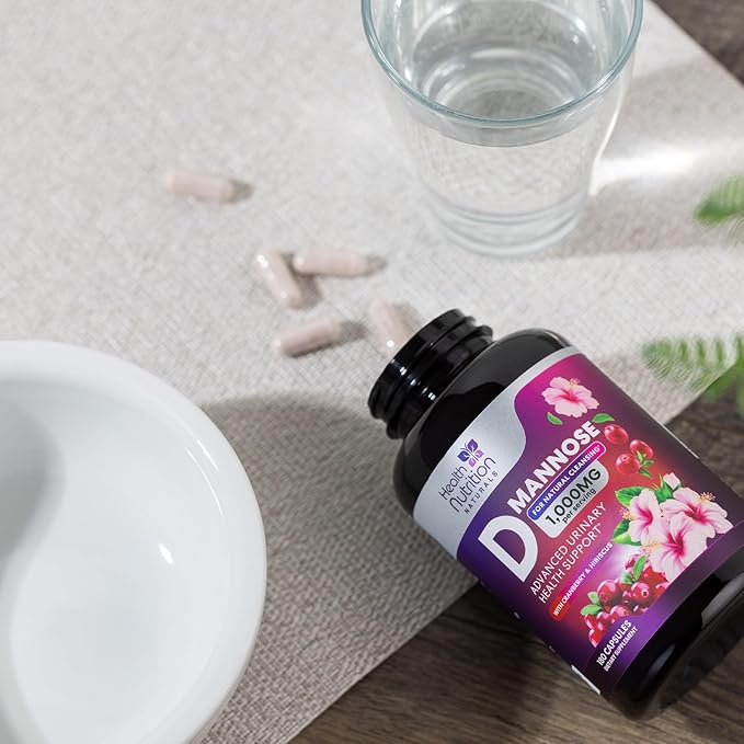 D-Mannose & Cranberry Extract 1350mg Advanced 180 Capsules