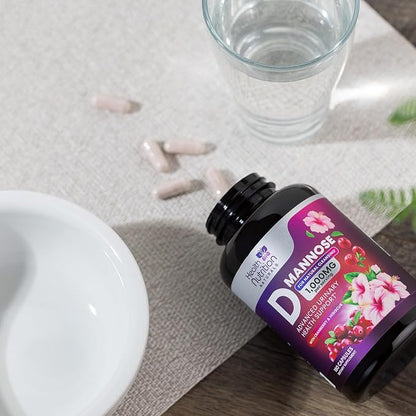 D-Mannose & Cranberry Extract 1350mg Advanced 180 Capsules