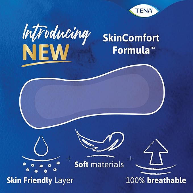 TENA Sensitive Ultra-Thin Light Female Disposable 24 Count, 1 Pack.