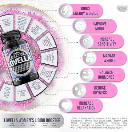 Hornygoatweed Women - Libido Booster -60ct USA