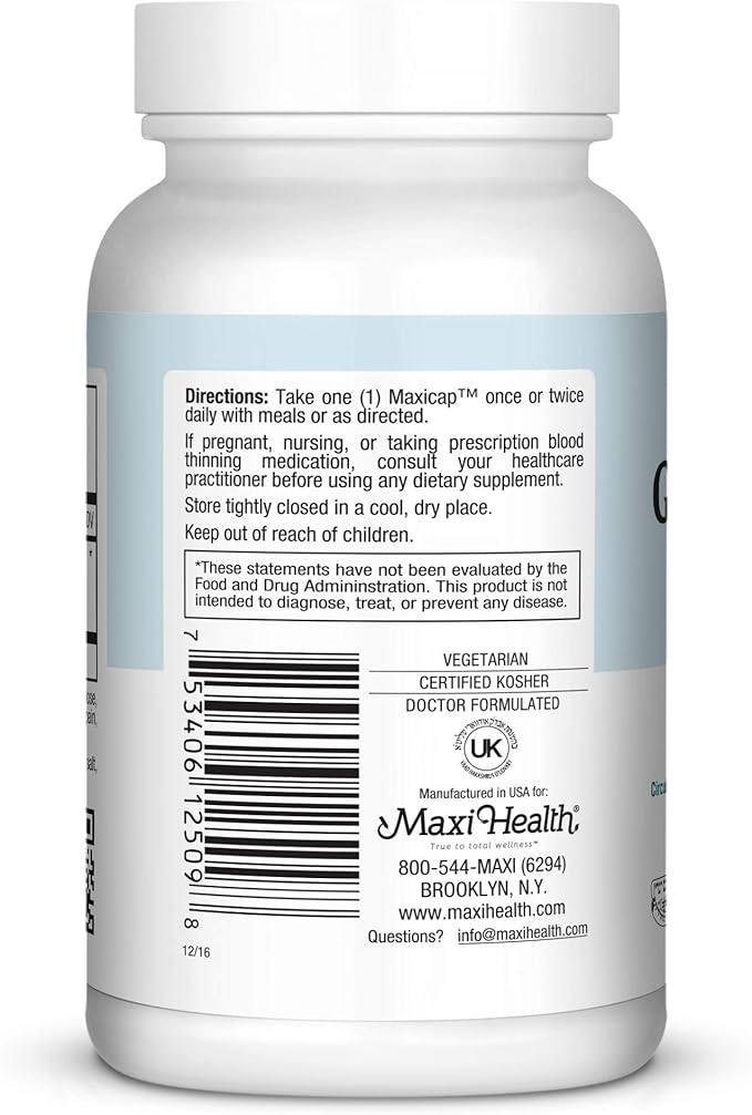 Maxi Health Ginkgo Biloba 90 Capsules