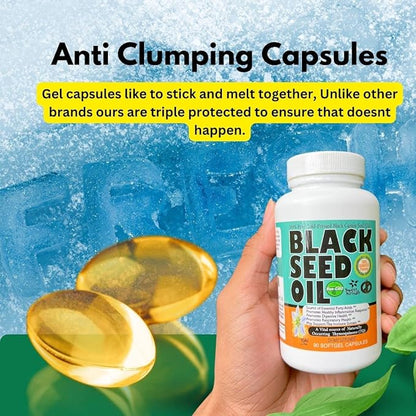 30 Days Thymoquinone Pure Turkish Black 90 Blackseed