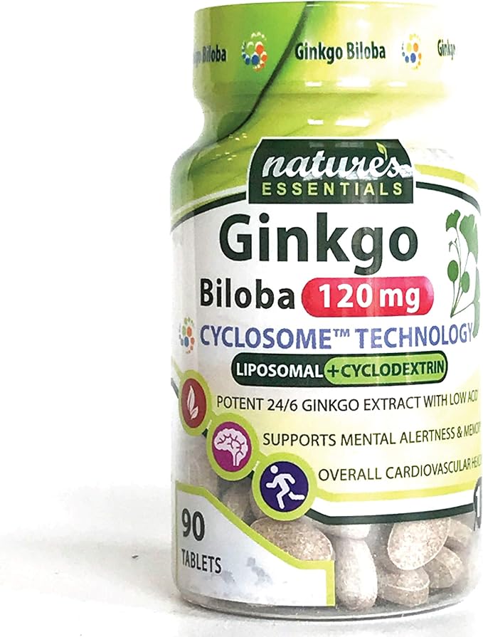NATURE'S ESSENTIALS Liposomal Ginkgo Biloba 120mg per 3 Month