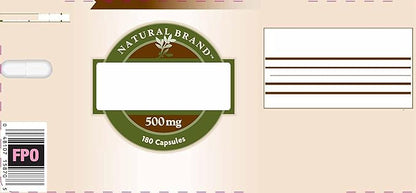 GNC Natural Brand Psyllium Seed Husk 500mg, 180 180 Capsules,