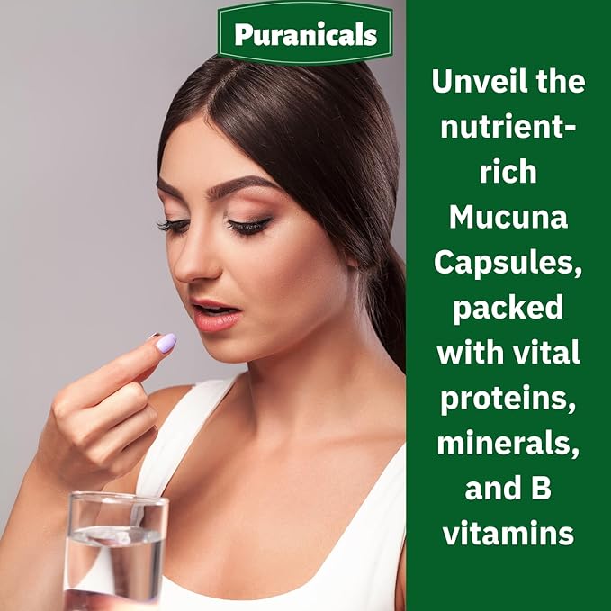 Mucuna Premium 320 Capsules Non GMO 900 mg 100% Pure