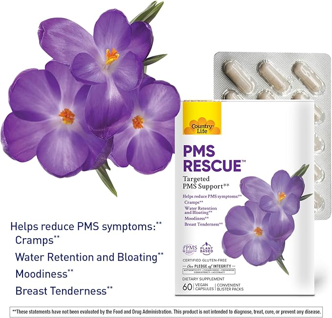 Country Life PMS Rescue – Targeted 60 Vegan
