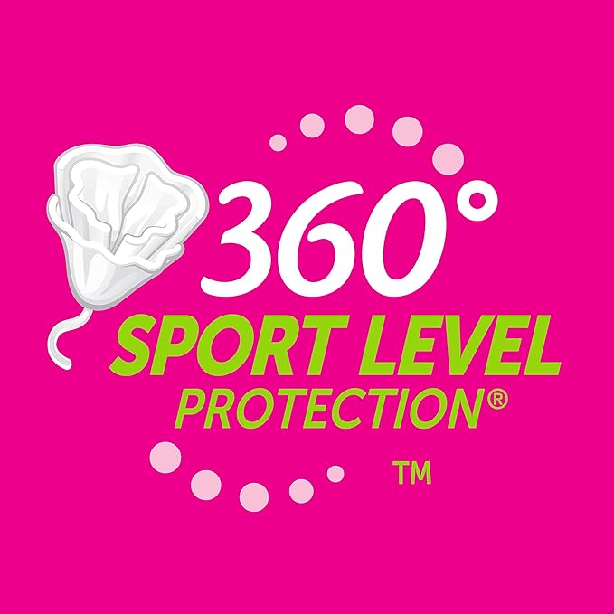 Playtex Sport Tampons, Super Plus Absorbency, Fragrance-Free 36ct
