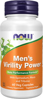 NOW Supplements, Men's Virility Power, Featuring 60 Veg