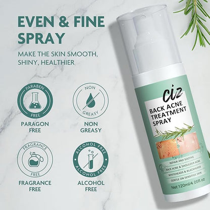 Back Acne Treatment, Back Acne Spray, 2% Salicylic
