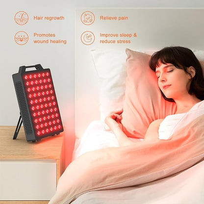 Red Light Therapy, 660nm 850nm Red 60 Dual BO-300 (Black)