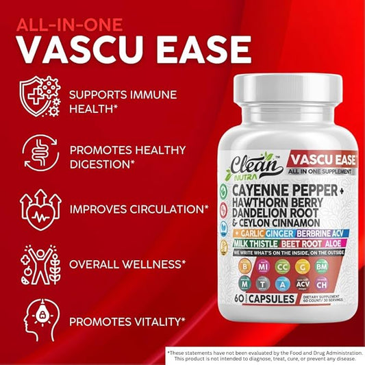 Cayenne Pepper Supplement with Hawthorn Berry