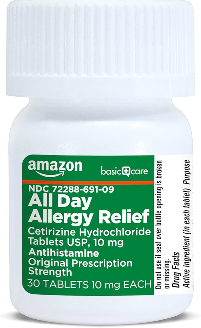 Amazon Basic Care All Day Allergy, 10 mg, 30 Count