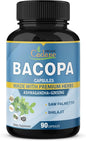 Organic Cadane 5000mg Bacopa Monnieri Supplement 90 Capsules 3 Month