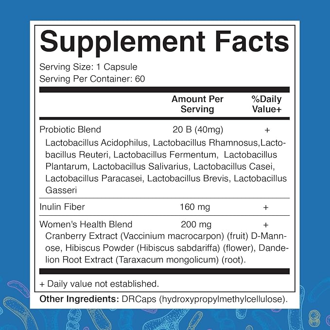Vitamatic Vaginal Probiotics 20 Billions 60 DR
