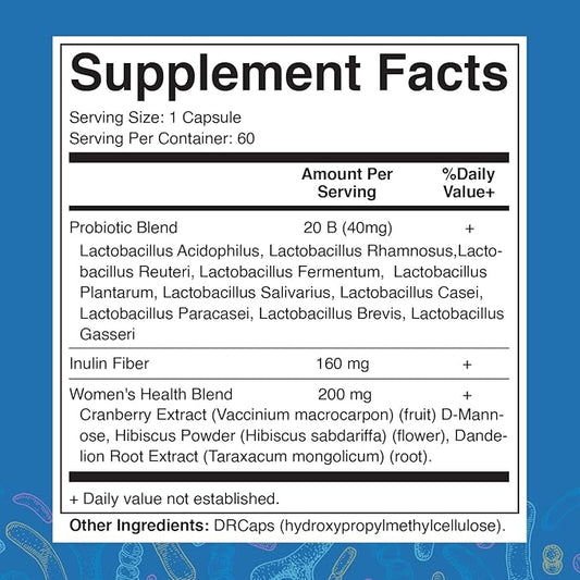 Vitamatic Vaginal Probiotics 20 Billions 60 DR