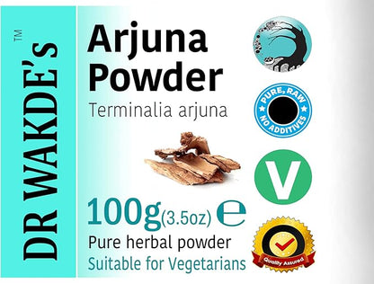 DR WAKDE'S Arjuna Bark Powder (Terminalia arjuna) 500g (1.1lb) (1.1lb) |