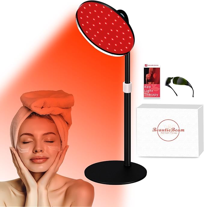 Red Light Therapy Lamp for Face- 120 LEDs, 590nm, 660nm, 660nm, 660nm+940nm 660nm+940nm -